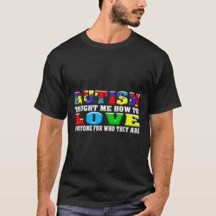 Camiseta Autism Awareness Men Mujeres Niños Mamá Papá