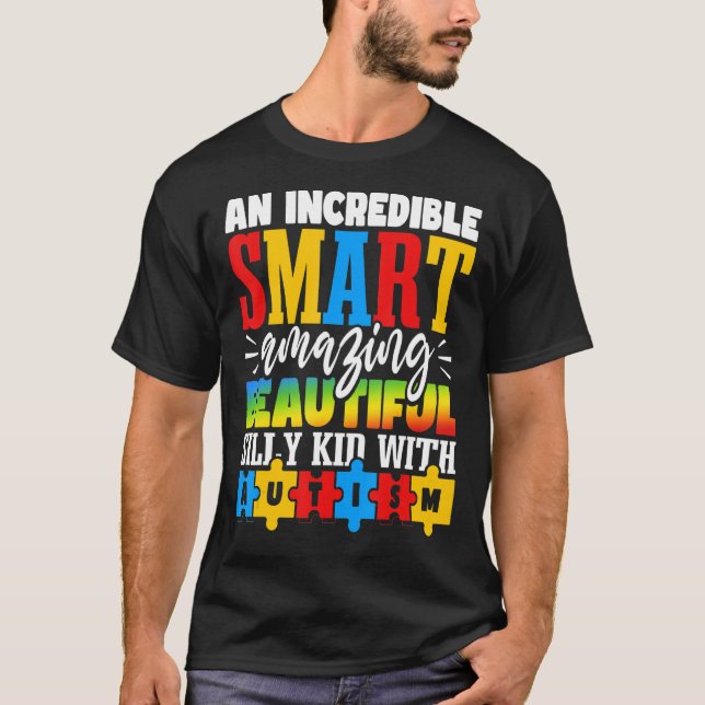 Camiseta Autism Awareness Mes Autistic Kid (Anverso)