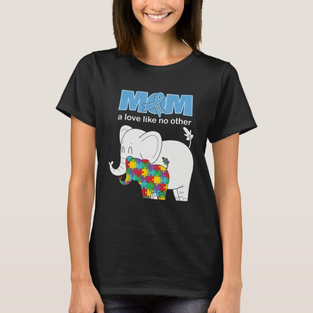 Camiseta Autism Awareness Mom Love Proud Autistic Son Daugh (Anverso)