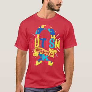 Camiseta Autism Awareness Month Autistic Puzzle Piece Autis