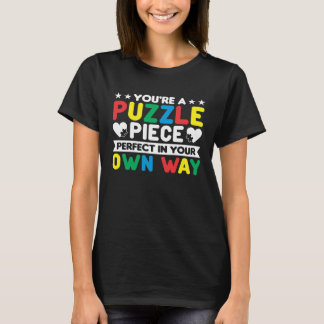 Camiseta Autism Awareness Month Puzzle Piece Perfect In You