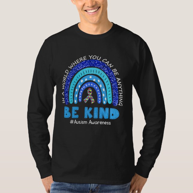 Camiseta Autism Awareness Month Support Be Kind Puzzle Piec (Anverso)