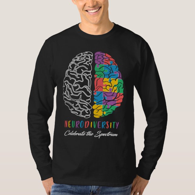 Camiseta Autism Awareness Neurodiversity Celebrate The Spec (Anverso)