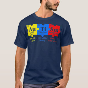 Camiseta Autism Awareness Puzzle Chemical Element