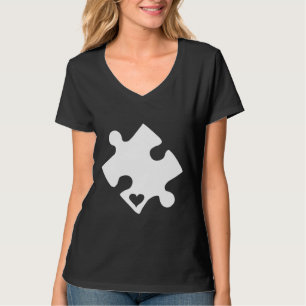 Camiseta Autism Awareness Puzzle Hearce Piece T