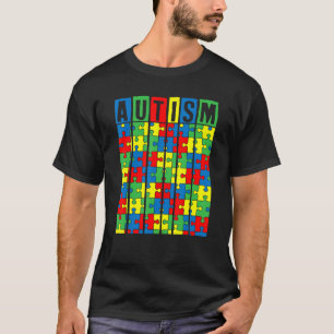 Camiseta Autism Awareness Puzzle Piece Autistic Boys Chicas