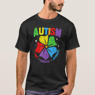 Camiseta Autism Awareness Puzzle Piece Support Autism Mom D
