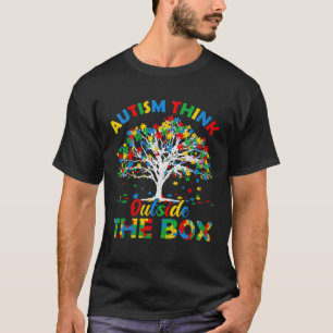 Camiseta Autism Awareness Puzzle Piece Tree Mom Dad Teacher