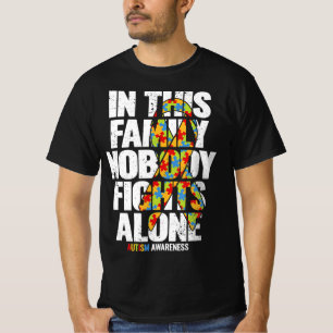Camiseta Autism Awareness Shirs Family apoya el autismo de