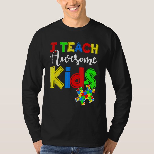 Camiseta Autism Awareness Special Ed Teacher S (Anverso)