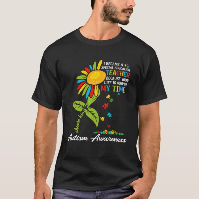 Camiseta Autism Awareness Sped Teacher Special Education Su (Anverso)