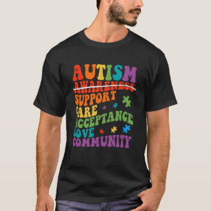 Camiseta Autism Awareness Support Care Aceptación de atenci
