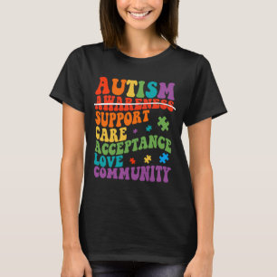 Camiseta Autism Awareness Support Care Aceptación de atenci