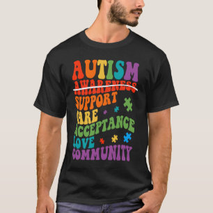 Camiseta Autism Awareness Support Care Aceptación de atenci