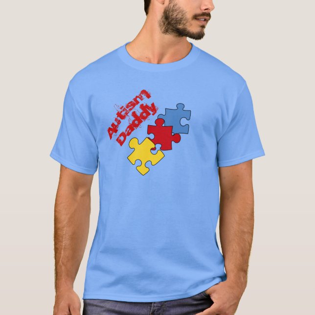 Camiseta Autism Daddy Shirt (Anverso)