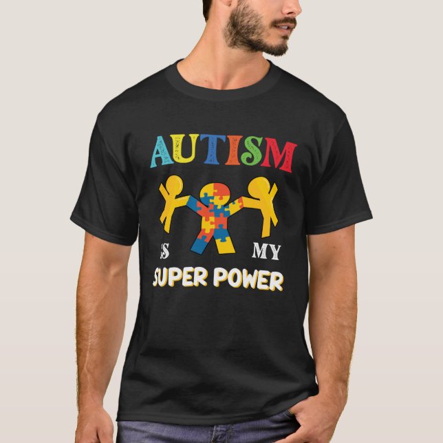 Camiseta autism day awareness autistic love puzzle kids pro (Anverso)