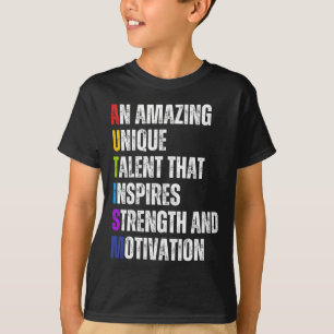 Camiseta Autism Definition Autism Awareness Mes Support I