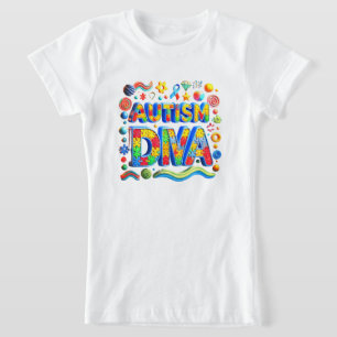 Camiseta Autism Diva Shirt