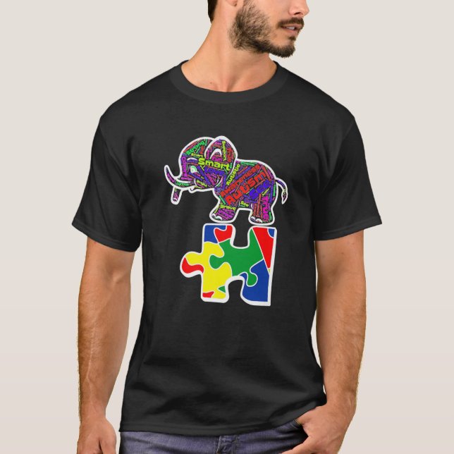 Camiseta Autism Elephant 2022 Tee Awareness Day Mo (Anverso)