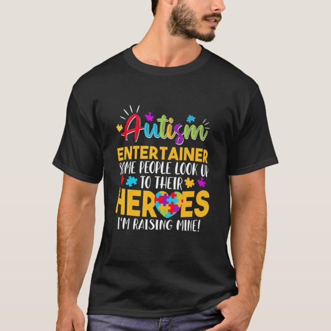 Camiseta Autism Entertainer People busca a sus héroes Rai (Anverso)