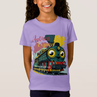 Camiseta Autism Express - Gráfica divertida