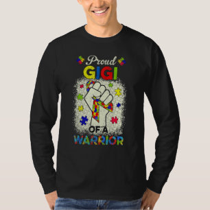 Camiseta Autism Gigi De Autism Awareness Warrier Support Au