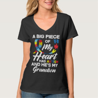 Camiseta Autism Grandpa Grandma Autistic Grandson Autism Aw