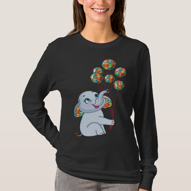 Camiseta Autism is my Incredible talent Baby Elephant Autis (Anverso)
