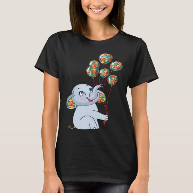 Camiseta Autism is my Incredible talent Baby Elephant Autis (Anverso)