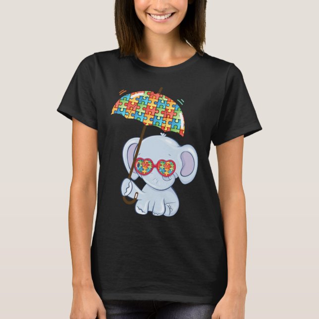 Camiseta Autism is my Incredible talent Baby Elephant Autis (Anverso)