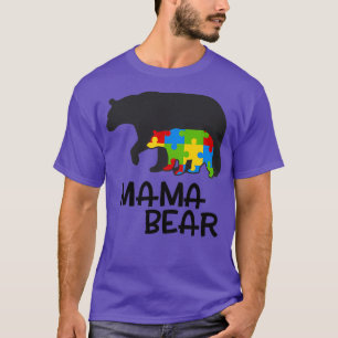 CAMISETA AUTISM MAMA BEAR