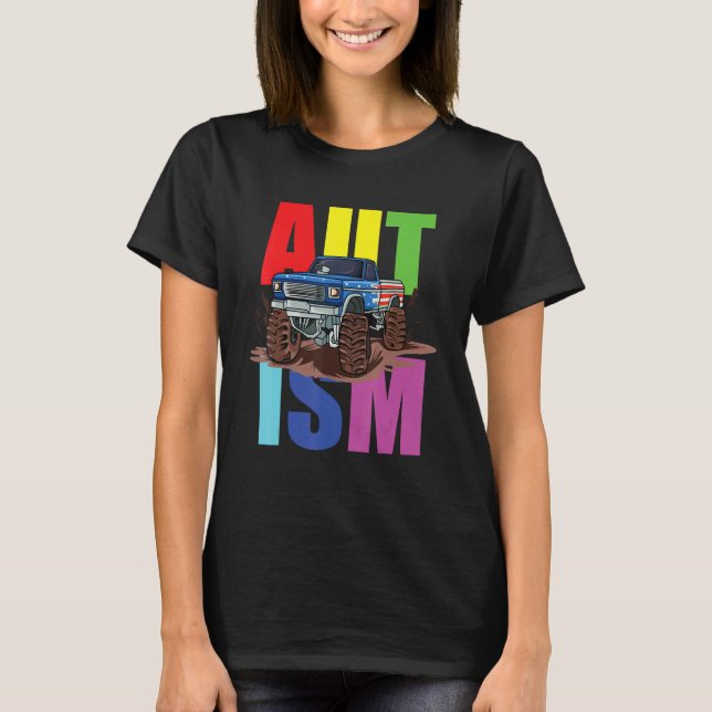 Camiseta Autism Mega Truck (Anverso)