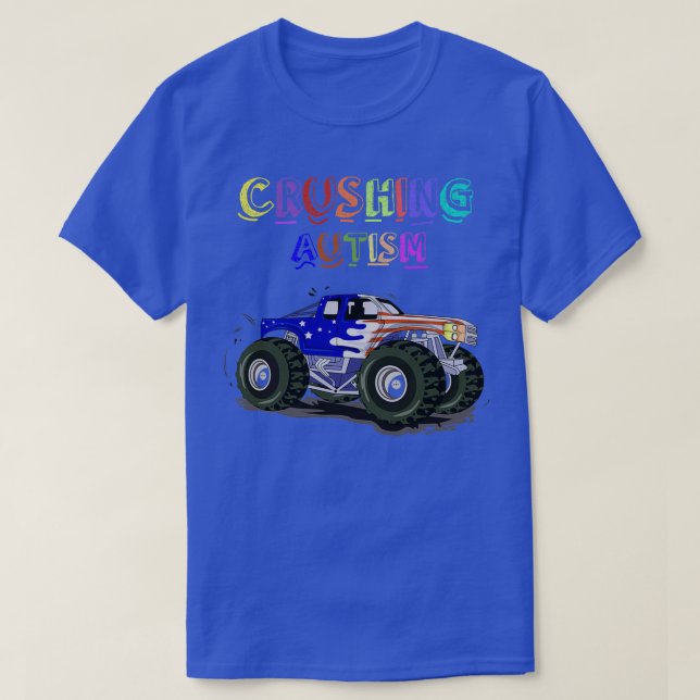 Camiseta Autism Mega Truck 30 (Diseño del anverso)