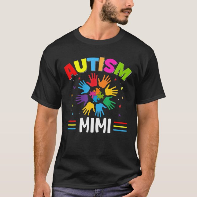 Camiseta Autism Mimi Autism Awareness Autism ASD (Anverso)