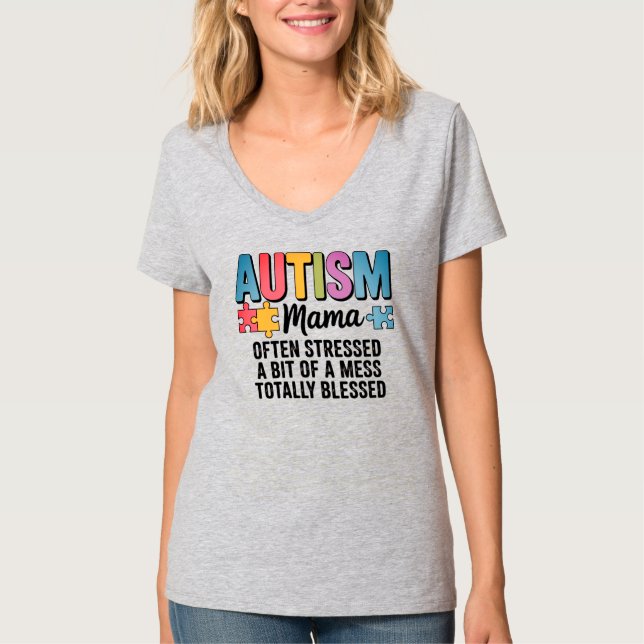 Camiseta Autism Mom (Anverso)