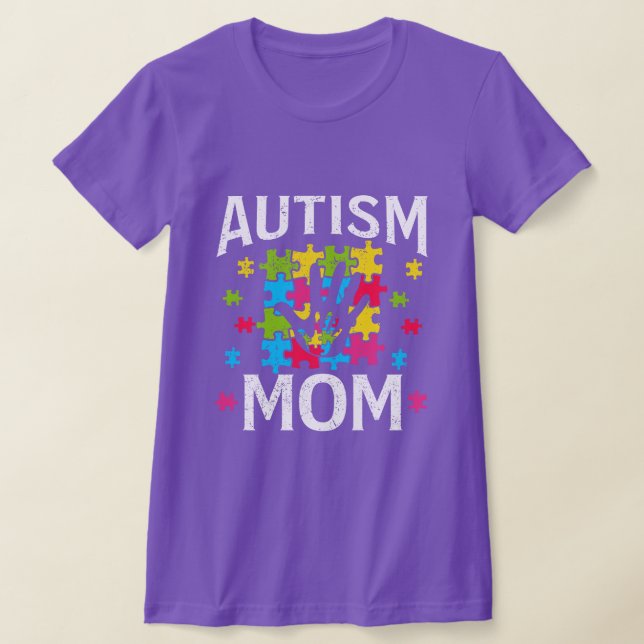 Camiseta Autism Mom - Autism Awareness Gift (Distribución)