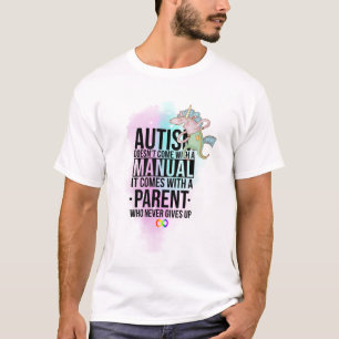 Camiseta Autism Mom Dad Parent Slogan - Neurodiversidad