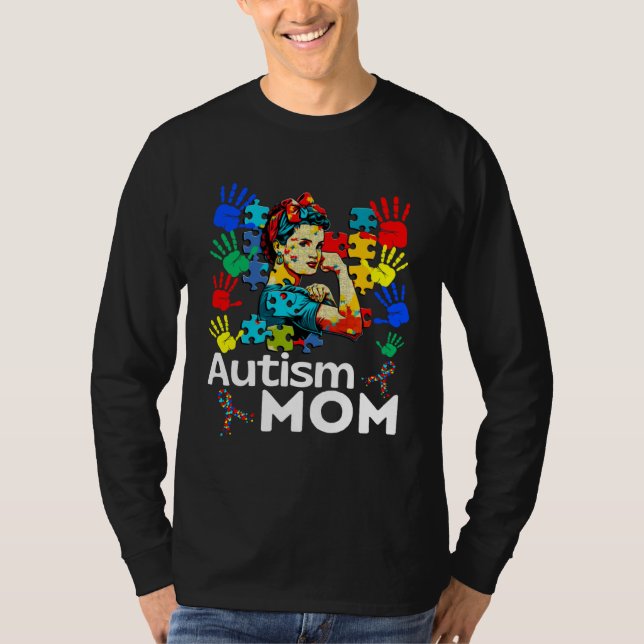 Camiseta Autism Mom Navigating Autism Spanish Mother Hispan (Anverso)