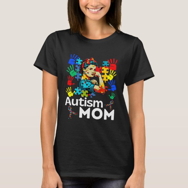 Camiseta Autism Mom Navigating Autism Spanish Mother Hispan (Anverso)