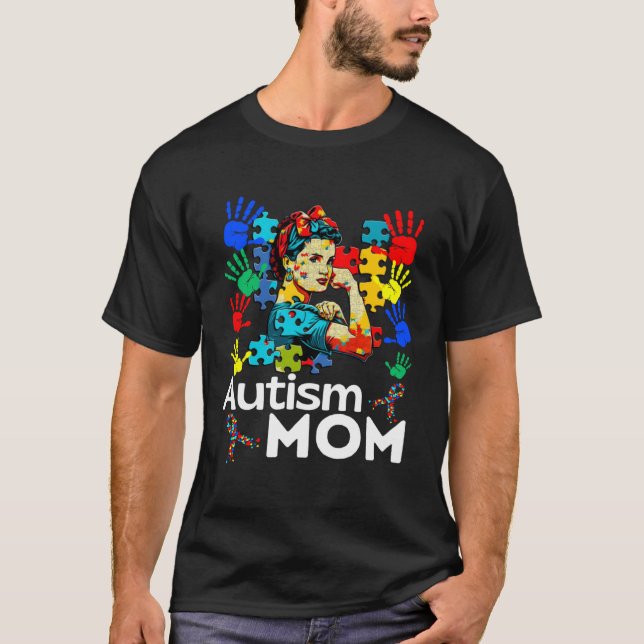 Camiseta Autism Mom Navigating Autism Spanish Mother Hispan (Anverso)