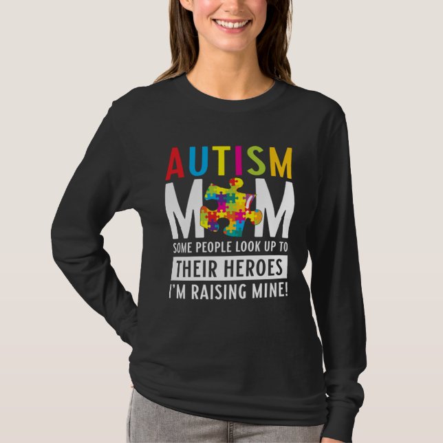Camiseta Autism Mom Puzzle Autism Awareness Puzzle Piece (Anverso)