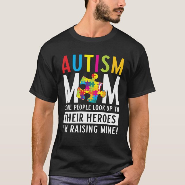 Camiseta Autism Mom Puzzle Autism Awareness Puzzle Piece (Anverso)