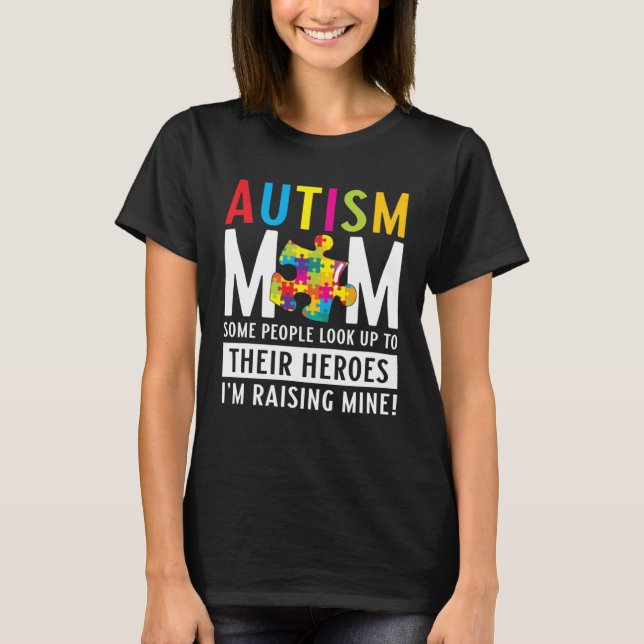 Camiseta Autism Mom Puzzle Autism Awareness Puzzle Piece (Anverso)