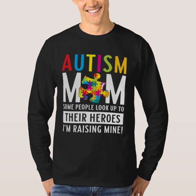 Camiseta Autism Mom Puzzle Autism Awareness Puzzle Piece (Anverso)