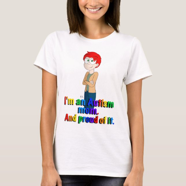 Camiseta Autism mom T-Shirt (Anverso)