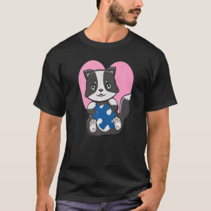 Camiseta Autism Puzzle Border Collie Cute Herding Dog Autho