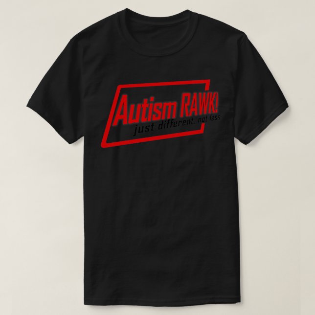 Camiseta Autism Rawk (Diseño del anverso)