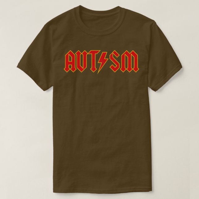 Camiseta Autism Rockstar (Diseño del anverso)