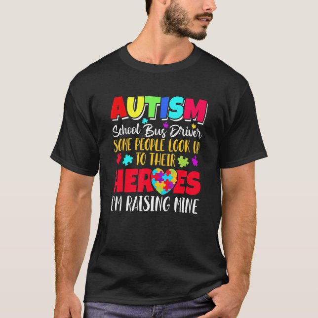 Camiseta Autism School Bus Driver algunas personas miran su (Anverso)