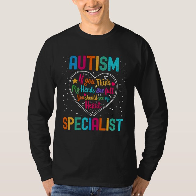 Camiseta Autism Specialist Appreciation Week Back to School (Anverso)